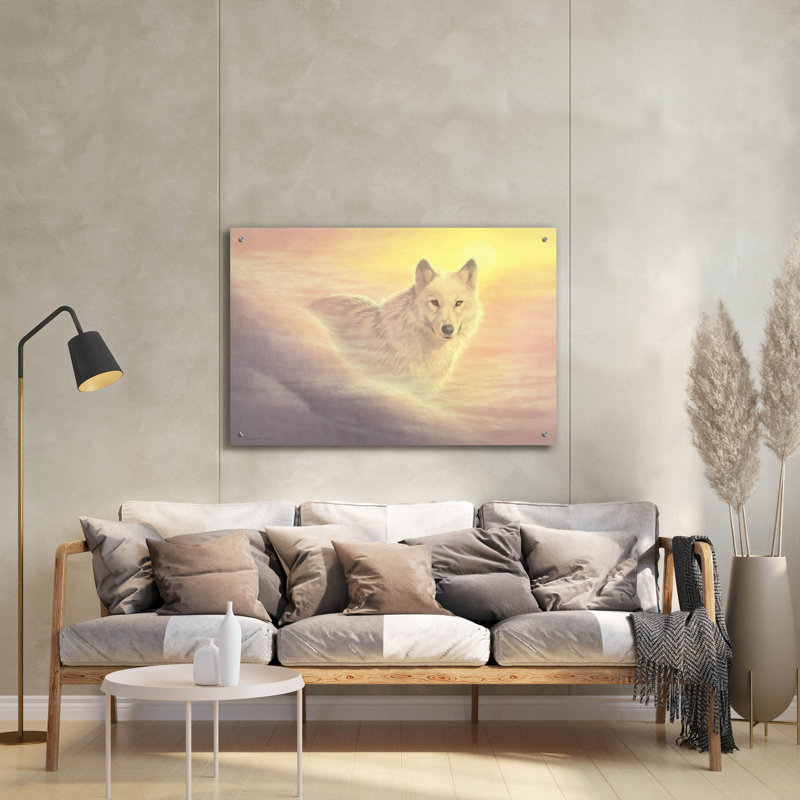 «Evening Mist» par Joh Naito, H 24 po x l 36 po x P 0,2 po