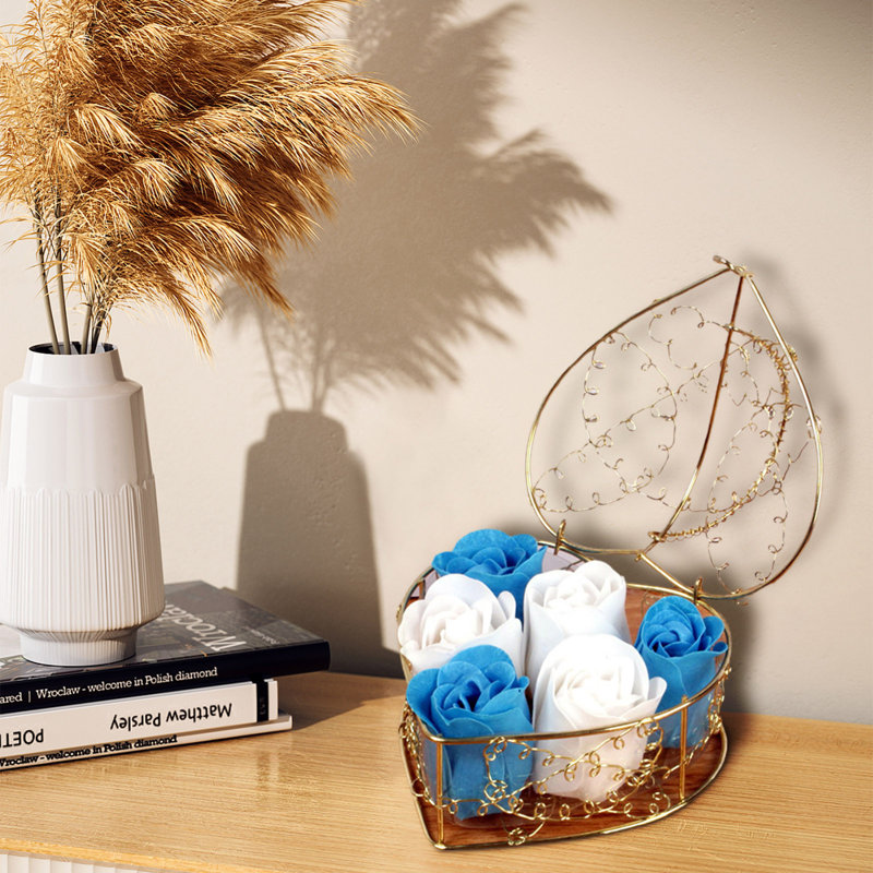 Faux fleurs artificielles pour la maison 6 Kondieu, F