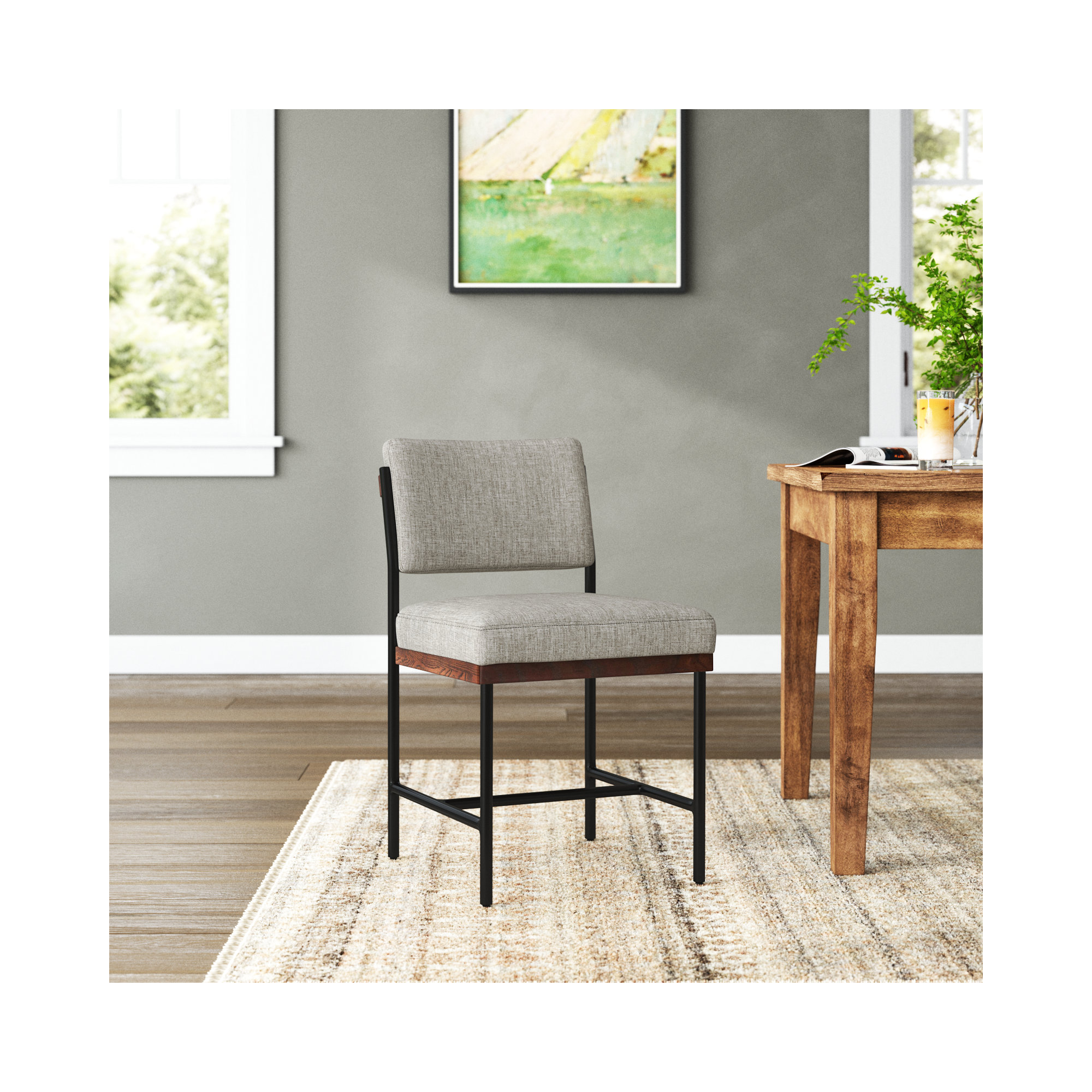 Popovich Dining Chair, Gray