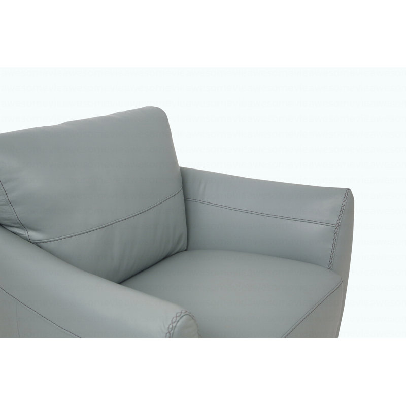 Chaise moderne en cuir Watery