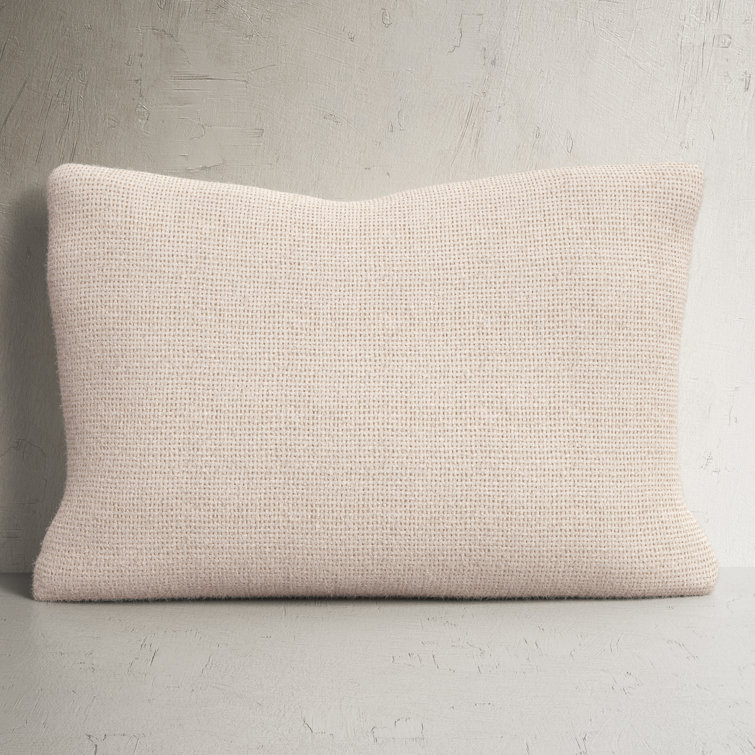 Birch Linen Lumbar Throw Pillow Cover | Final Sale