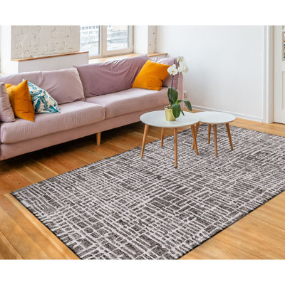 Finkelstein Wool Plaid Indoor Rug