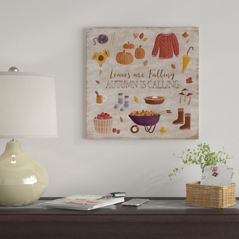 «Autumn Enchantment I», impression sur toile, H 18 po x l 18 po x P 1,5 po, Toile tendue, Pas de tapis