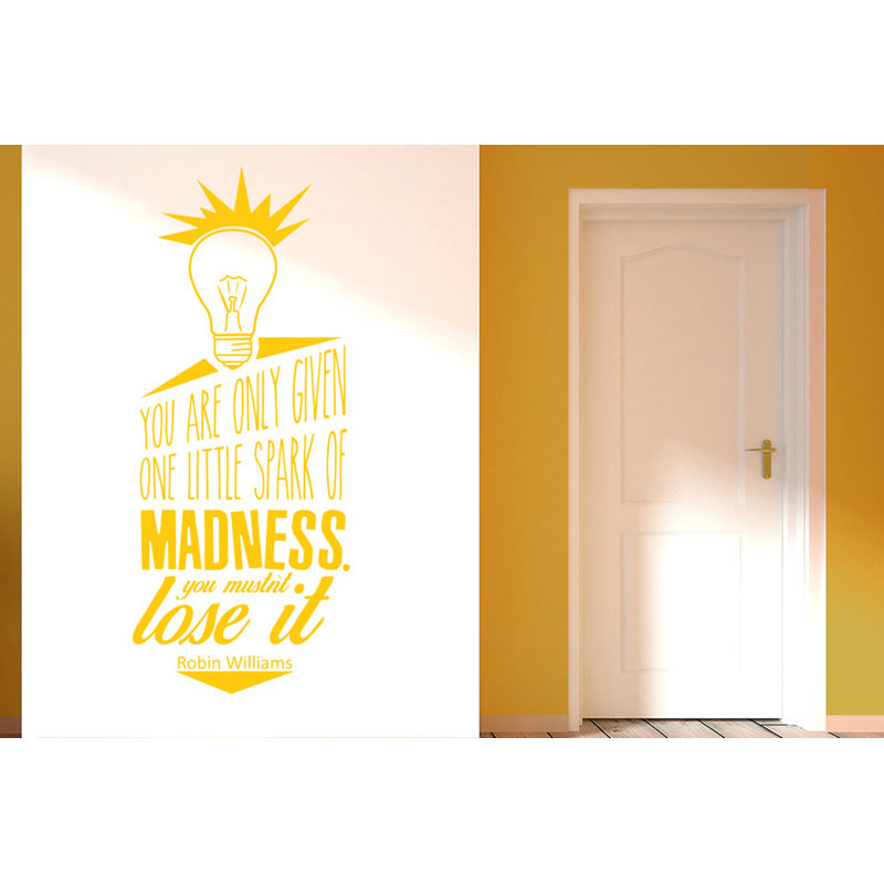 Wall Decal, Dark Yellow