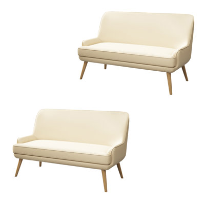 Faux Leather Upholstered Bench