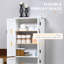 Armoire de rangement de plancher de cuisine multifonctionnelle, organisateur de placard