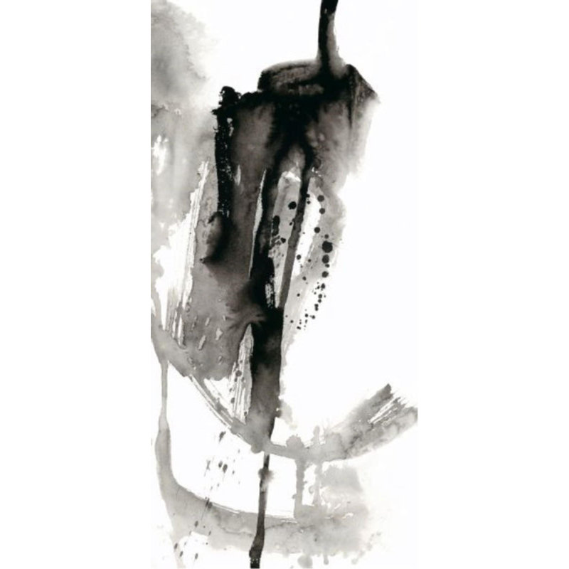 «Black Infinity I» par Sara Brown - peinture sur toile tendue, Image au pinceau gel