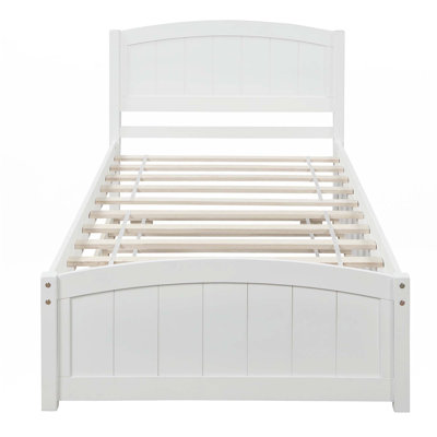 Lit plateforme simple avec lit gigogne