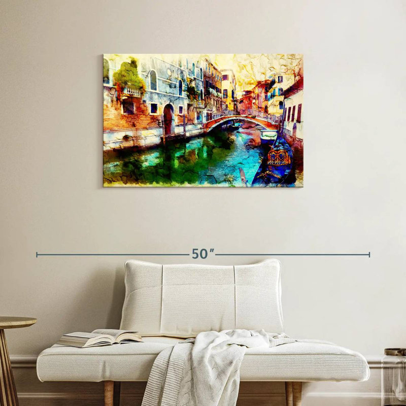Hannes Memories Of Venice, H 24 po x l 36 po