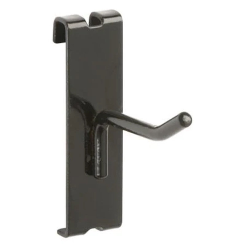 Only Hangers 2" Black Grid Wall Hooks For Grid Panel Displays 25pcs