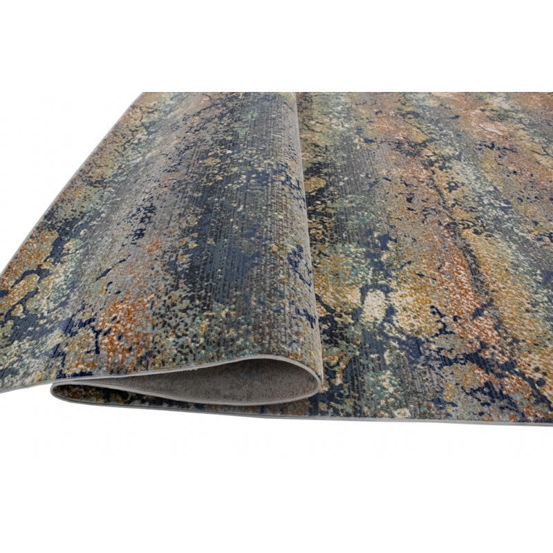 Baylon Abstract Indoor Rug, Rectangle 7'10" x 10'