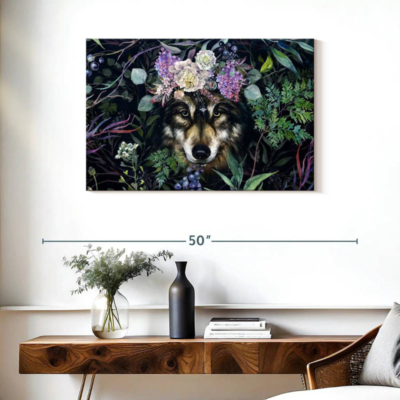 Couronne florale de loup Brampt
