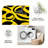 1PC Yellow Black Swirl Abstract Geometric area rugs for Living Room, Soft and Comfortable, Suitable for all seasons, easy-to-maintain, machine washable Indoor floor mat, Under Table Farmhouse suitable for living room, dining room, bedroom, kitchen,...-2078863753