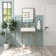 Ceramic White Rectangular Single Faucet Hole 24 in Console Bathroom Sink with Overflow