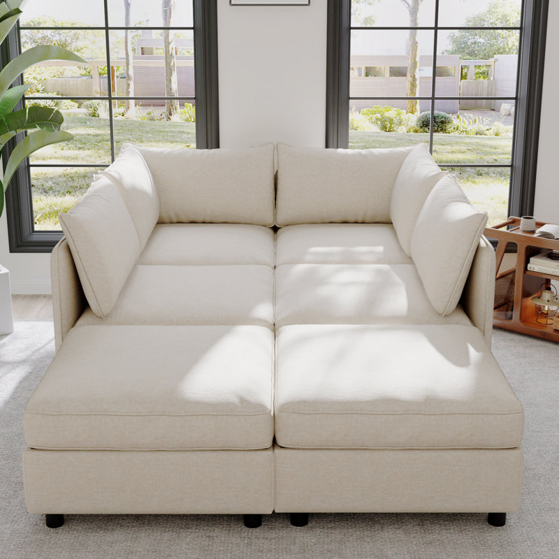 Sleeper, Modular Basic Sectional Sofa Sofa Sofa, Convertible Sofa Seat With Storage, Basic Sectional Sofa Sofa Sofa Set, Fabric Flexible Modular Combinations