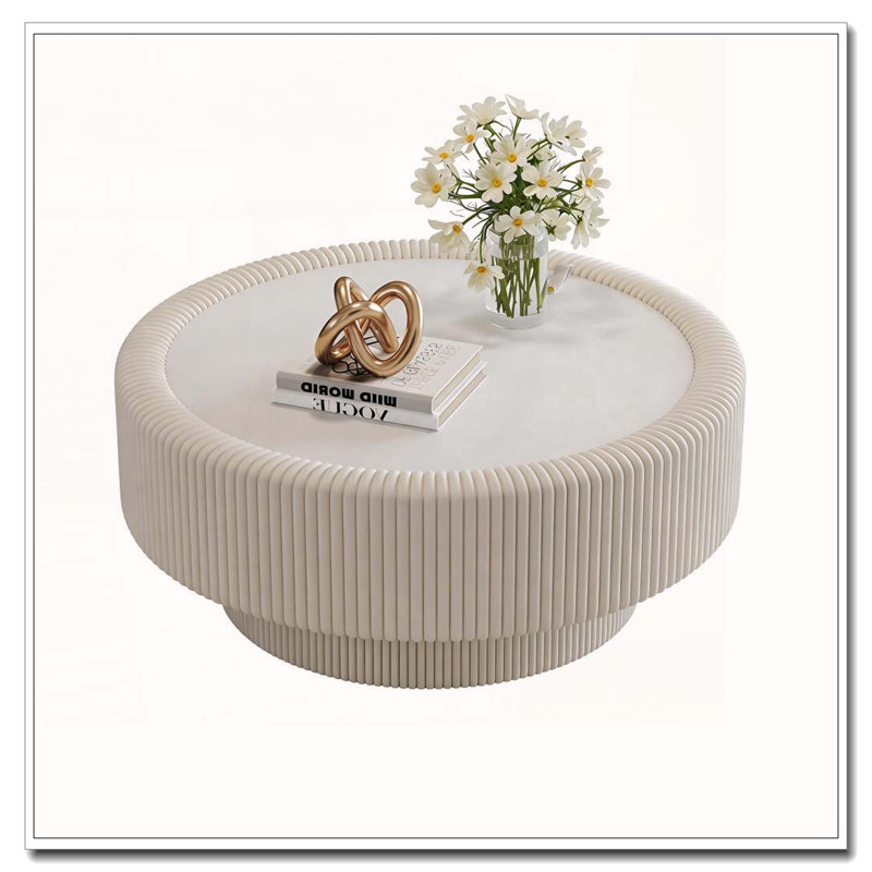 Table basse 31,5 po, Blanc