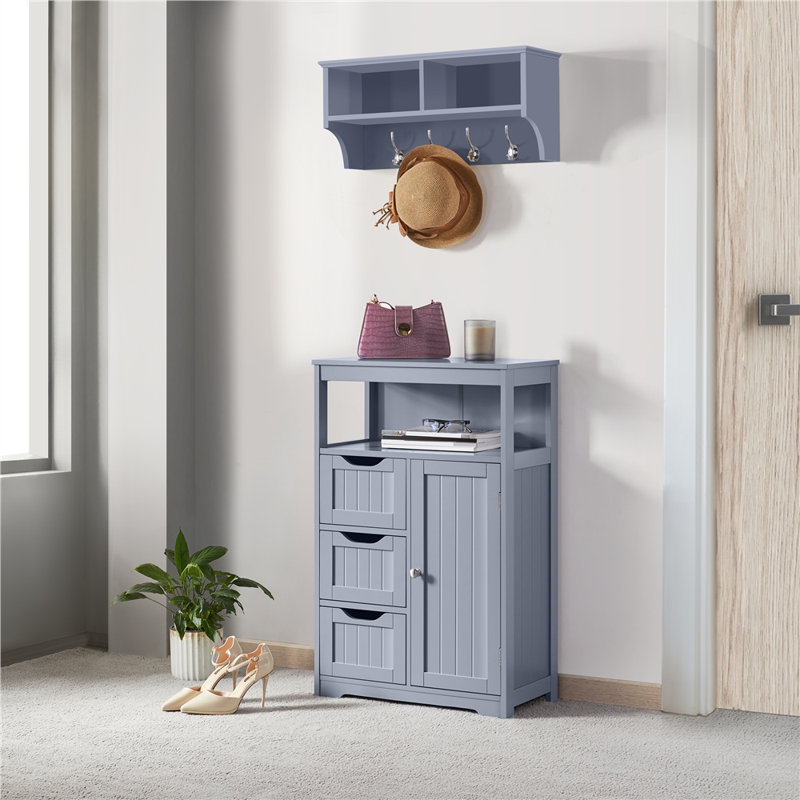 Freestanding Bathroom Cabinet, Grey
