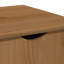  Rolling Cabinet With Wheel Solid Pine Wood Storage Solution Mobile Home-2141032093
