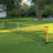 Portable Pickleball Net Set with Carry Bag and 4 Pickleball Paddles