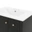 Meuble-lavabo fonctionnel de 30 po avec lavabo et une porte avec tablette et trois tiroirs à fermeture en douceur-338606005