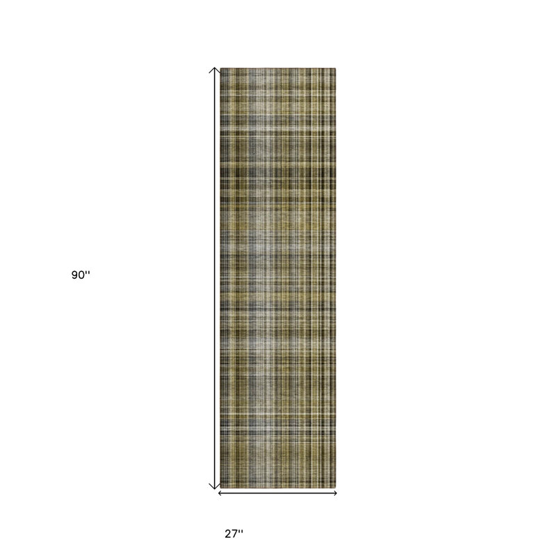 Tapis de couloir d'extérieur 8 po Taupe
