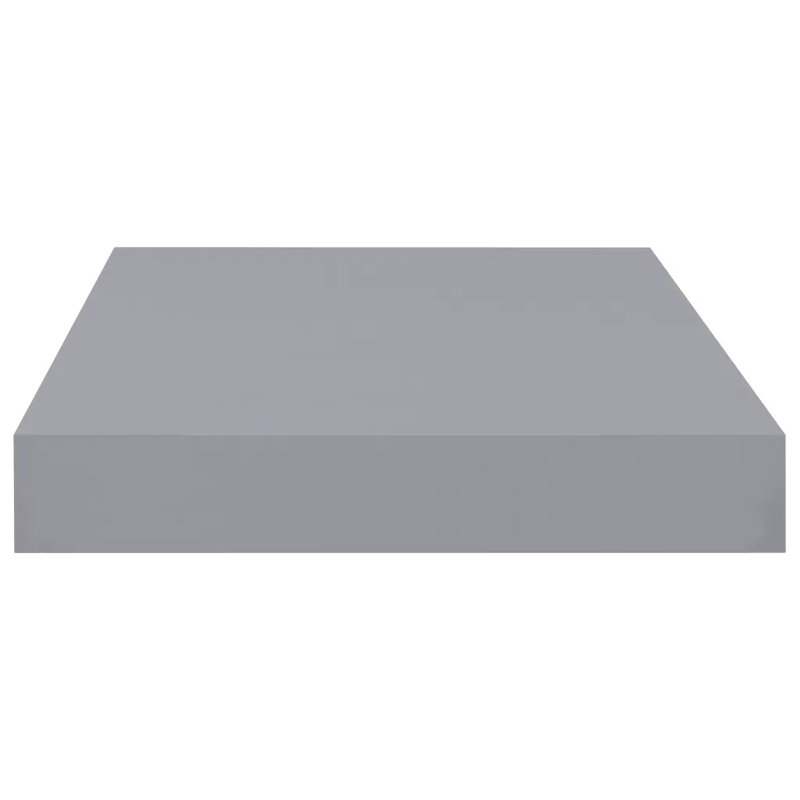 Arson 2 Piece Floating Shelf, 3.8cm H x 23cm W x 40cm D, Grey