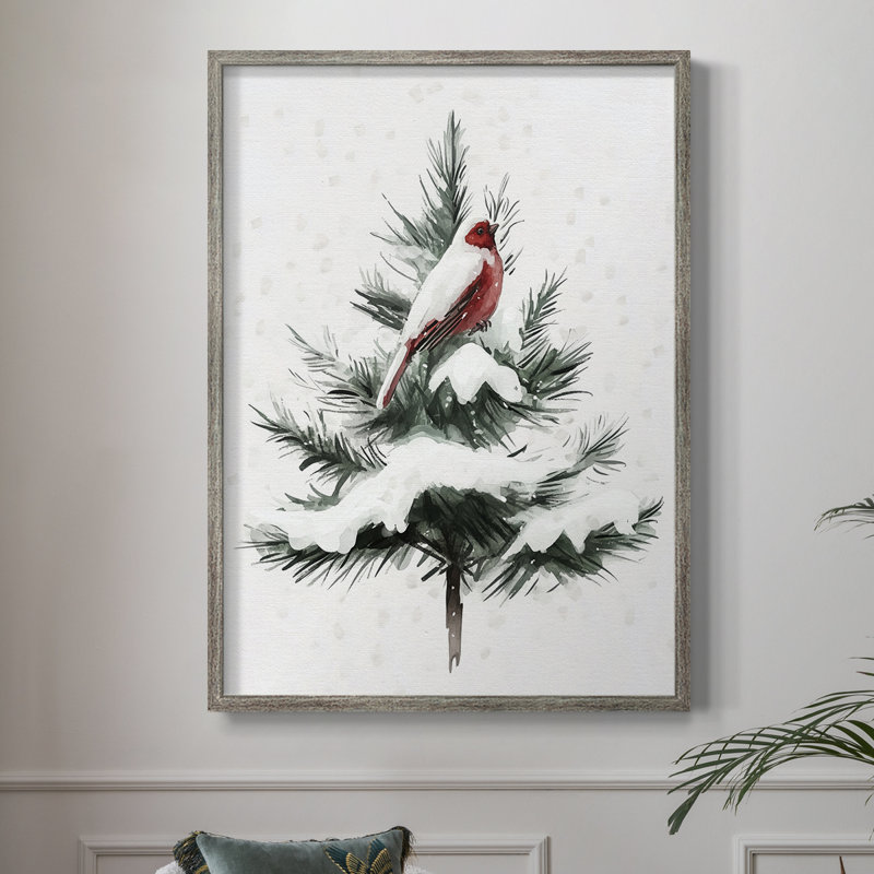 «Christmas Holiday Art» CDXXI, reproduction encadrée - bois massif, H 11 po x l 9 po