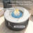 38-inch Round Concrete Propane Fire Pit Table with Tank Cover and Wind Guard,Concrete & Wood Textured Design-542697715