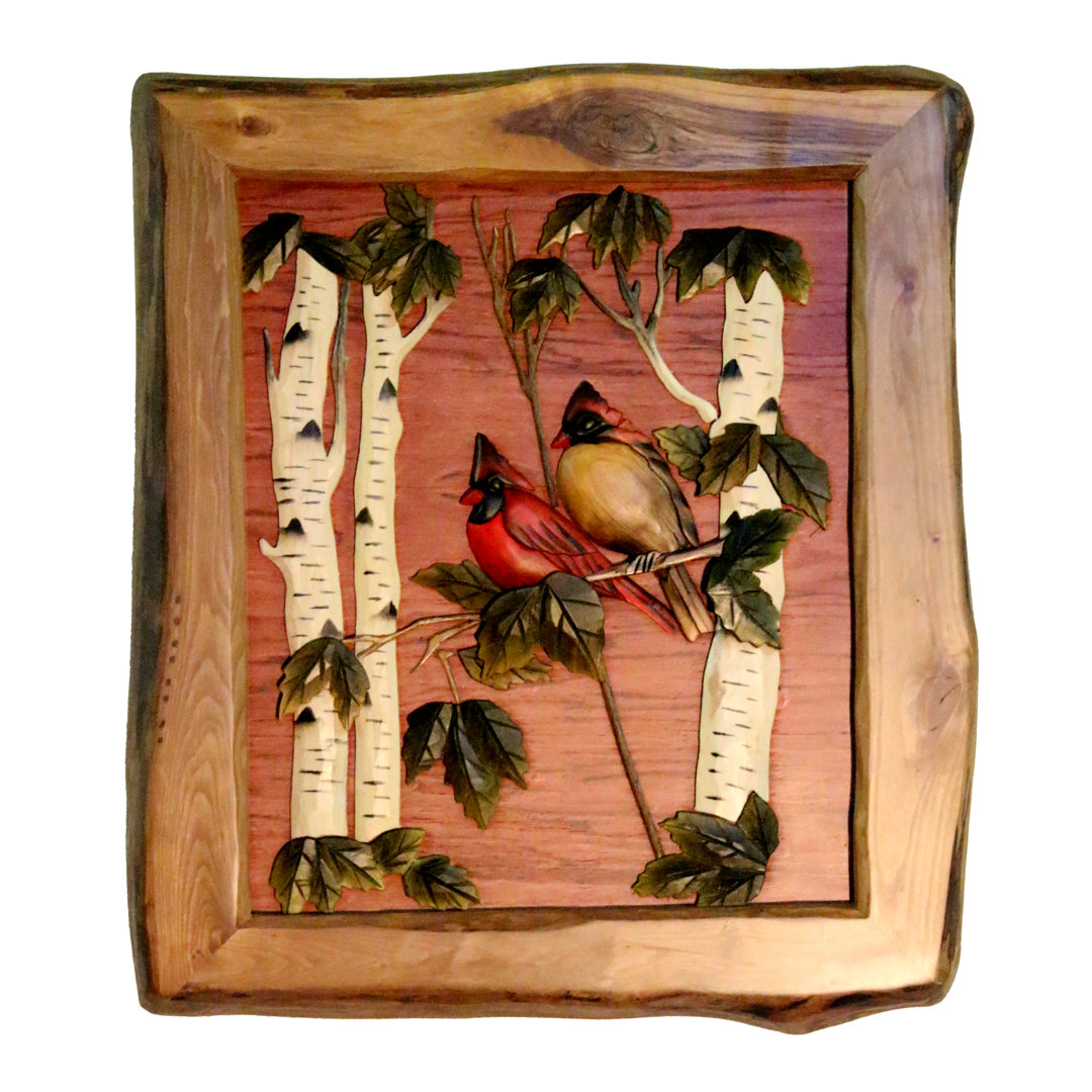 Handmade Rustic Landscape & Nature Wall Decor on Wood Millwood Pines