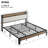 Platform Dangelo With Boucle Headboard, Storage Shelf And Built In Charging, Sturdy And Quiet-819790552