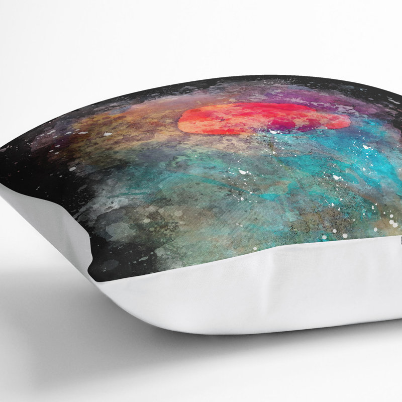 Square Cushion, 40cm H x 40cm W x 15cm D, White
