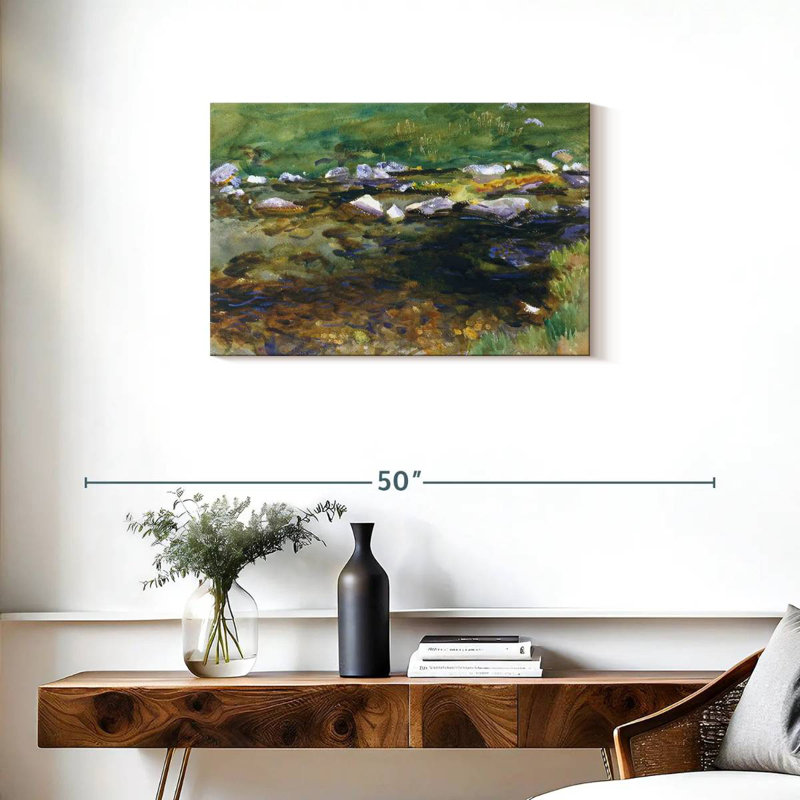 Alvord Brook And Meadow 1907, 20" H x 30" W