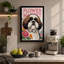 Flower Market Pup Modern - Wrapped Canvas-1621609157-1621609164