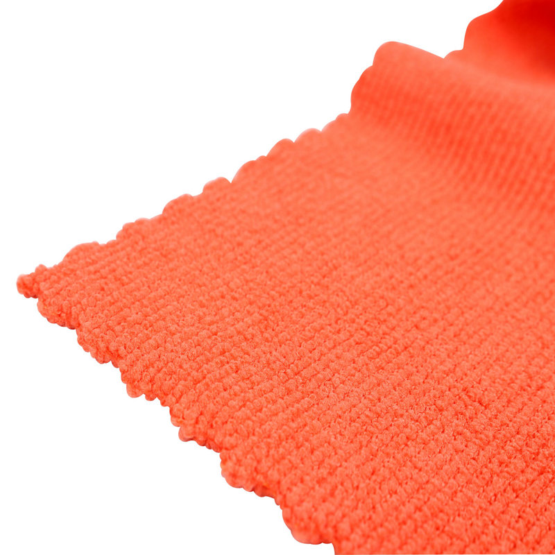 Chiffons de nettoyage en microfibre sans bord Smart Edge (paquet de 12), Orange