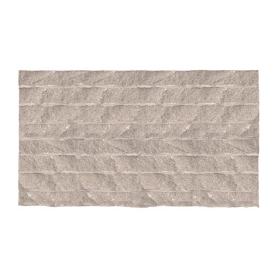 Rivage Grey Striated Chisel 12x24 Limestone Wall Tile