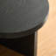 Table basse en MDF en forme de papillon - moderne - noir