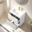 Ensemble de meuble-lavabo simple 24 po blanc
