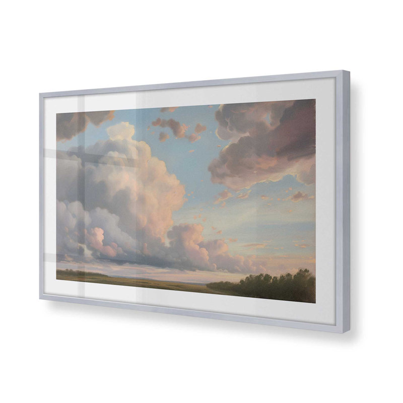 «Peaceful Dusk Cloudscape», Chrome poli, H 25,25 po x l 37,25 po