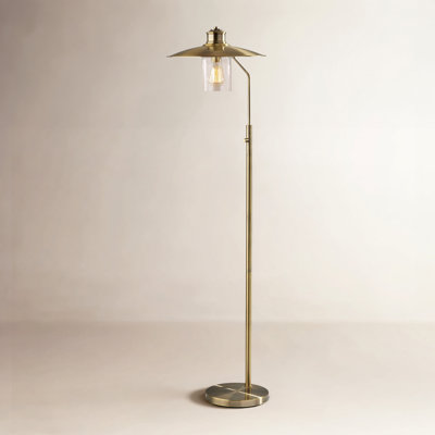 57'' Dimmable Swing Arm Floor Lamp