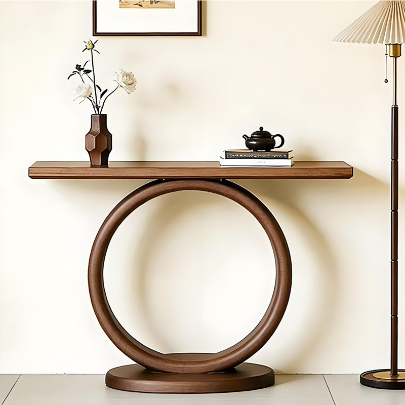 Nouvelle console en bois de style chinois, H 35,4 po x l 55 po x P 15,7 po