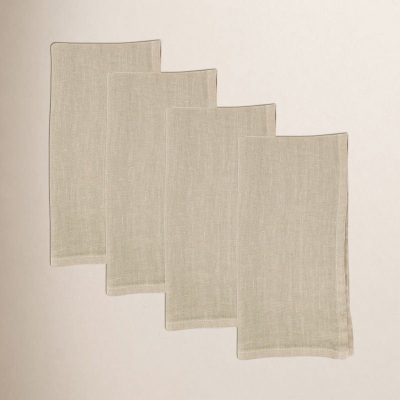 Caliban Linen Square Napkin, Natural