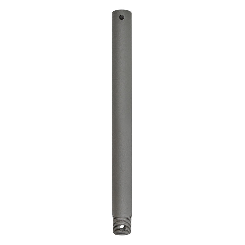 Tige de ventilateur de plafond, Graphite, H 12 po x l 1 po x P 1 po