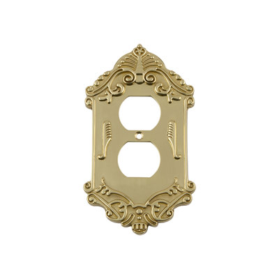 Victorian 1-Gang Duplex Outlet Wall Plate