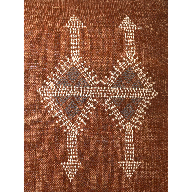 Housse de coussin décoratif brodée à la main Boho
