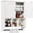 Bathroom Cabinet with Towel Bar & Shelf-1643584683