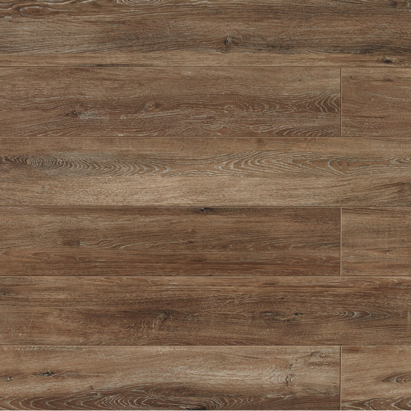 Carreau de porcelaine aspect bois pour mur et plancher 8 "x 47" Othello, Brun