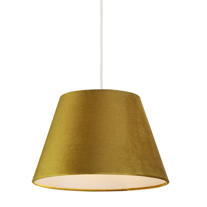 20cm H Velvet Traditional in Yellow