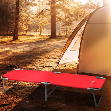 Sleeman Folding Steel Camping Cot Rolling Bed