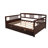 Wooden Daybed with Storage Drawers & Guardrails, Twin Size Multifunctional Daybed for Bedroom/Guest Room, Classic Style Bed with Under Bed Drawers for Space Saving-288414582-288414568