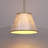 18" Modern Coastal 1-Light Cone Capiz Shell Pendant Light